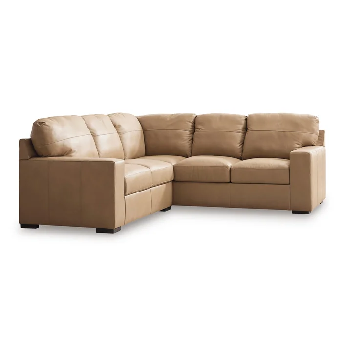 Diamond Modern Furniture Exclusive Design Bandon Leather Look 2 pc Sectional 3800655/3800649