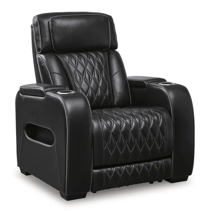 Diamond Modern Furniture Exclusive Design Boyington Power Leather Match Recliner U2710613