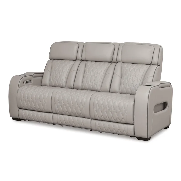 Diamond Modern Furniture Exclusive Design Boyington Power Reclining Leather Match Sofa U2710515