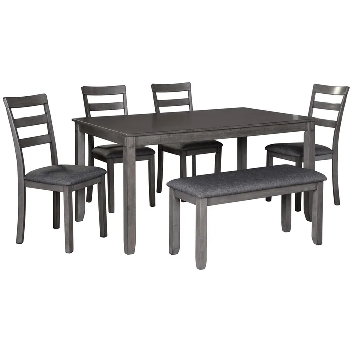 Diamond Modern Furniture Exclusive Design Bridson 6 pc Dinette D383-325