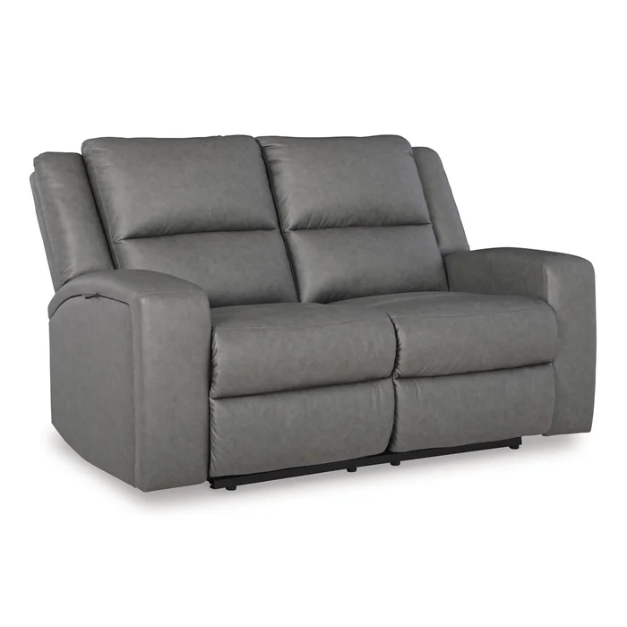 Diamond Modern Furniture Exclusive Design Brixworth Stationary Leather Look Loveseat 6910686
