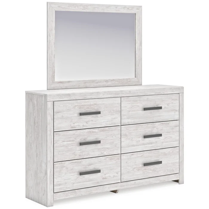 Diamond Modern Furniture Exclusive Design Cayboni 6-Drawer Dresser with Mirror B3788-31/B3788-36
