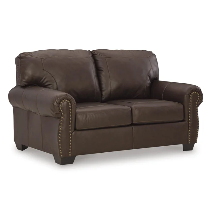 Diamond Modern Furniture Exclusive Design Colleton Stationary Leather Match Loveseat 5210735
