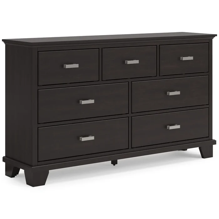 Diamond Modern Furniture Exclusive Design Covetown 7-Drawer Dresser B441-31