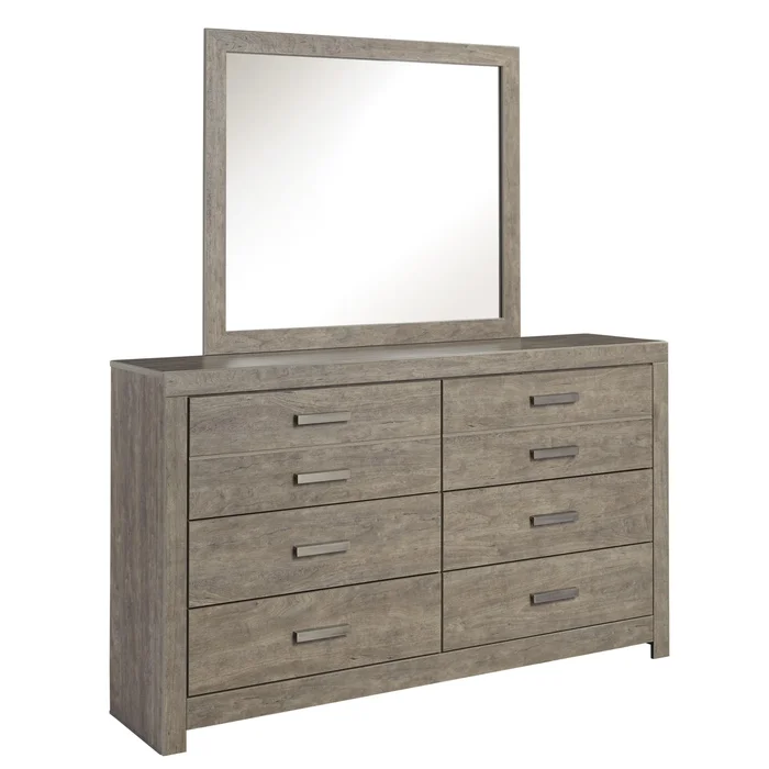 Diamond Modern Furniture Exclusive Design Culverbach 6-Drawer Dresser with Mirror B070-31/B070-36