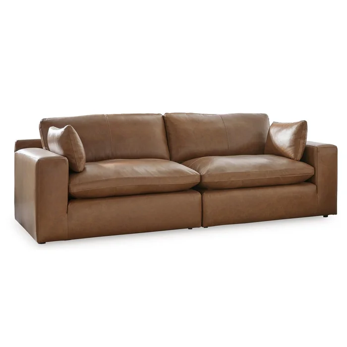 Diamond Modern Furniture Exclusive Design Emilia Stationary Leather Loveseat 3090164/3090165