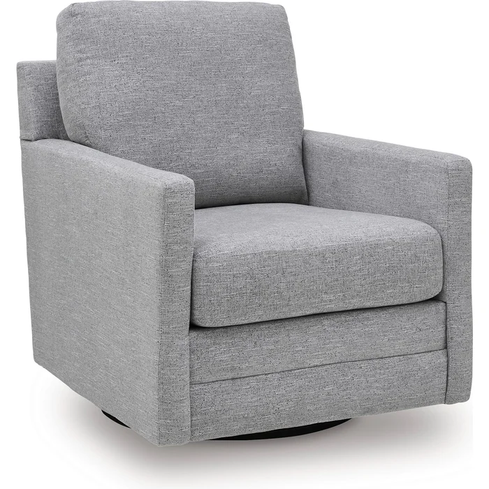 Diamond Modern Furniture Exclusive Design Freybourne Next-Gen Nuvella Swivel Fabric Accent Chair A3000737
