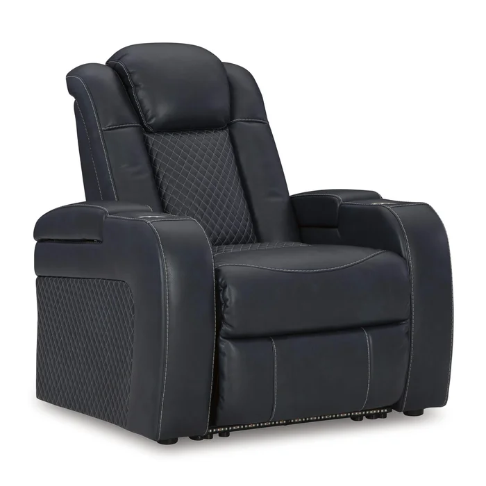 Diamond Modern Furniture Exclusive Design Fyne-Dyme Power Leather Look Recliner 3660313