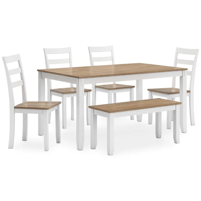 Diamond Modern Furniture Exclusive Design Gesthaven 6 pc Dinette D398-325