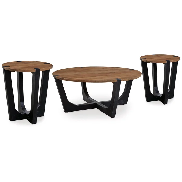 Diamond Modern Furniture Exclusive Design Hanneforth Occasional Table Set T726-6/T726-6/T726-8