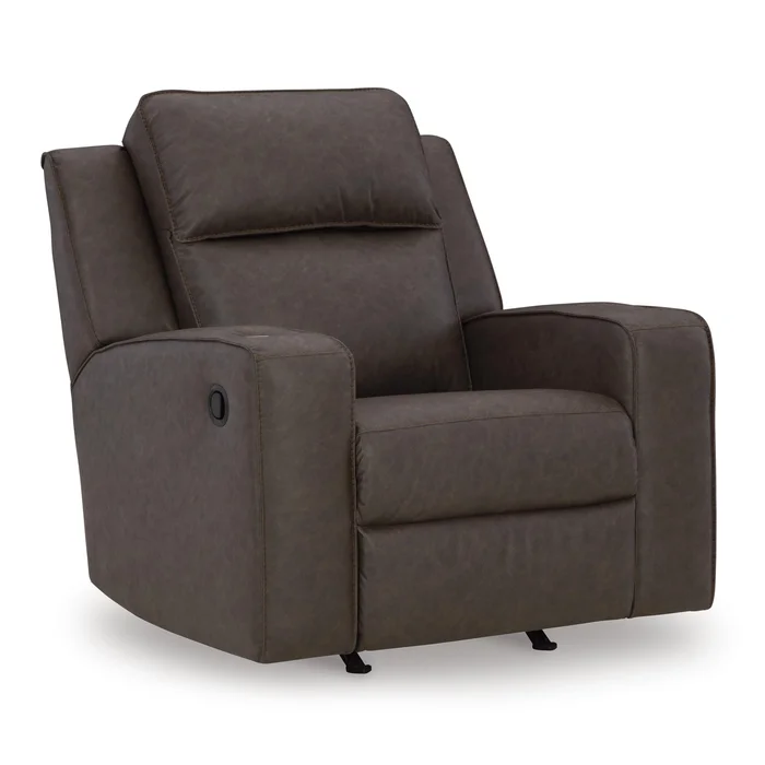 Diamond Modern Furniture Exclusive Design Lavenhorne Rocker Leather Look Recliner 6330625