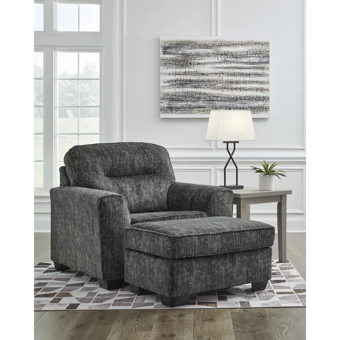 Diamond Modern Furniture Exclusive Design Lonoke Stationary Fabric Chair with Ottoman 5050414/5050423