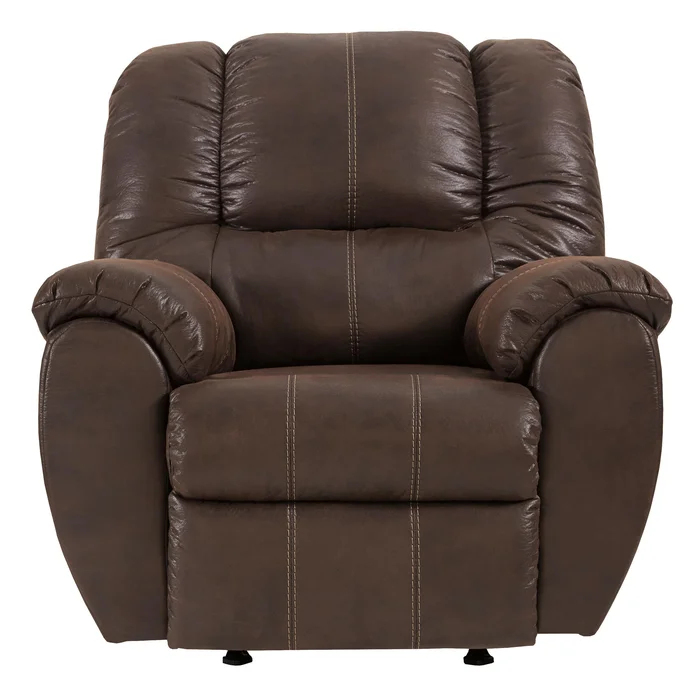 Diamond Modern Furniture Exclusive Design McGann Rocker Leather Look Recliner 1030125