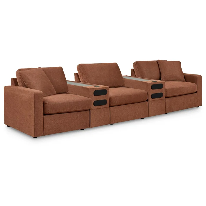 Diamond Modern Furniture Exclusive Design Modmax Fabric 5 pc Sectional 9210264/9210227/9210246/9210227/9210265