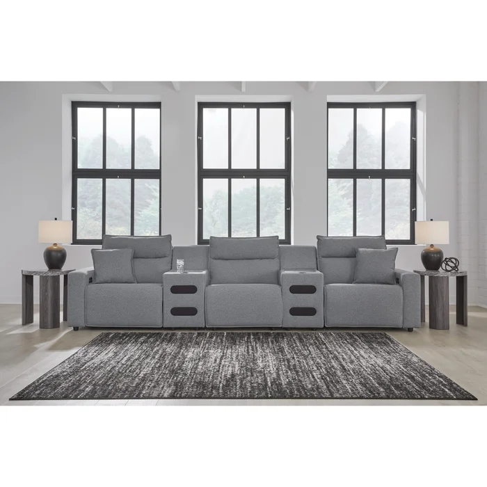 Diamond Modern Furniture Exclusive Design Modmax Reclining 5 pc Sectional 6590658/6590660/6590631/6590660/6590662