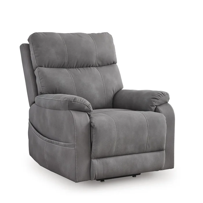 Diamond Modern Furniture Exclusive Design Next-Gen Durapella Power Leather Look Recliner 4070812