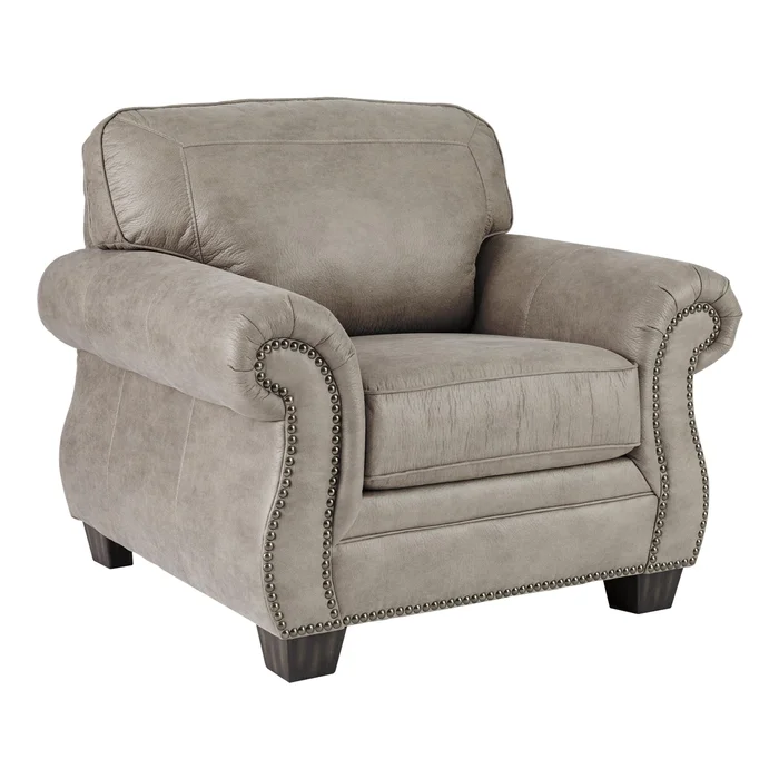 Diamond Modern Furniture Exclusive Design Olsberg Stationary Leather Look Chair 4870120