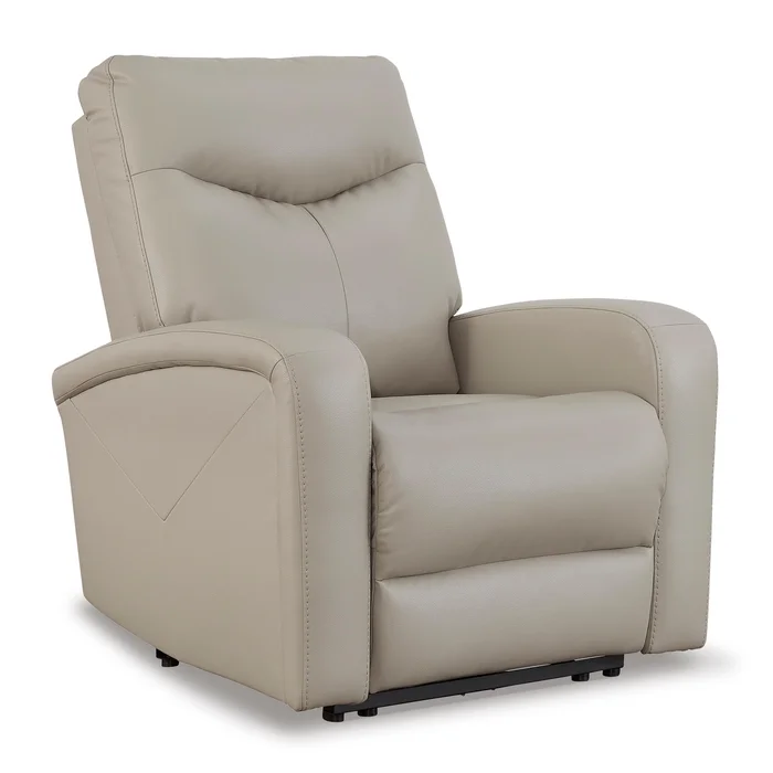 Diamond Modern Furniture Exclusive Design Ryversans Power Leather Look Recliner 4610406
