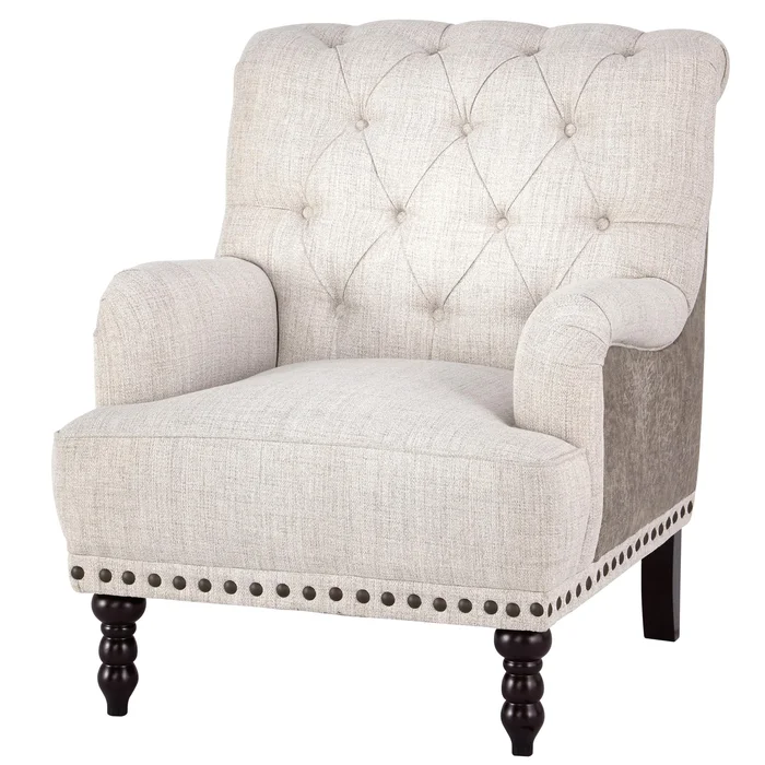 Diamond Modern Furniture Exclusive Design Tartonelle Stationary Fabric Accent Chair A3000053