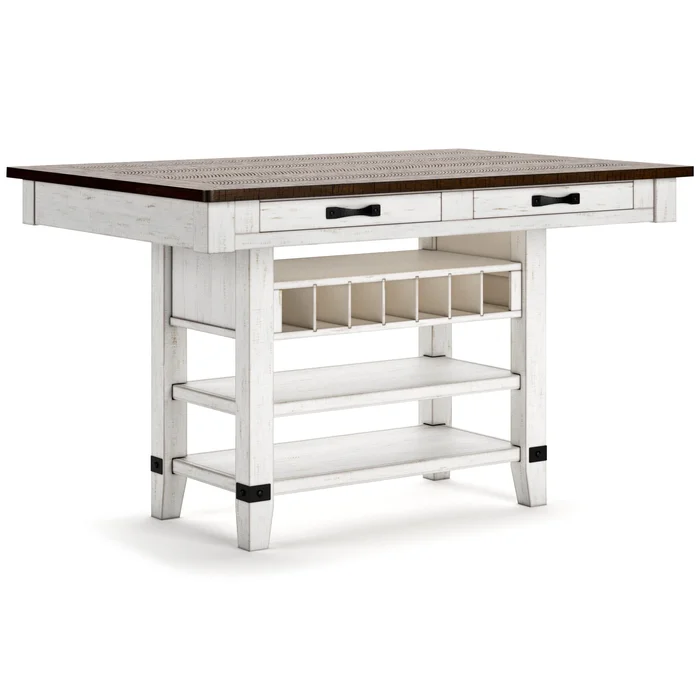 Diamond Modern Furniture Exclusive Design Valebeck Counter Height Dining Table with Pedestal Base D546-32