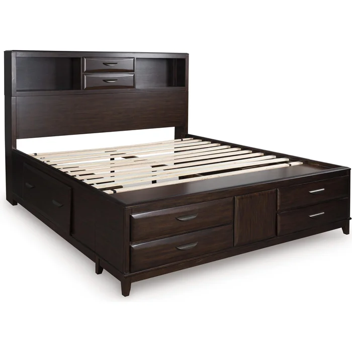 Diamond Modern Furniture Exclusive Design Vanmore Full Platform Bed with Storage B479-77/B479-74S/B479-88S