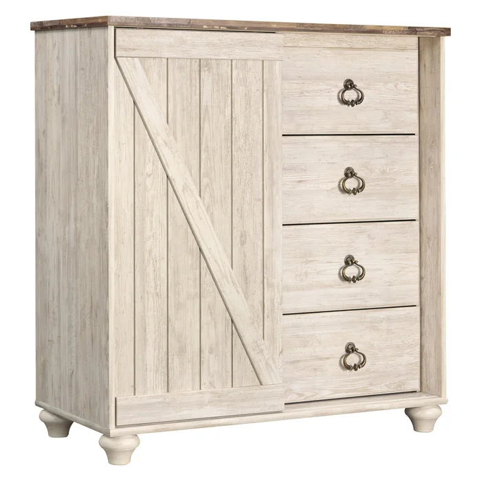 Diamond Modern Furniture Exclusive Design Willowton 4-Drawer Kids Chest B267-48