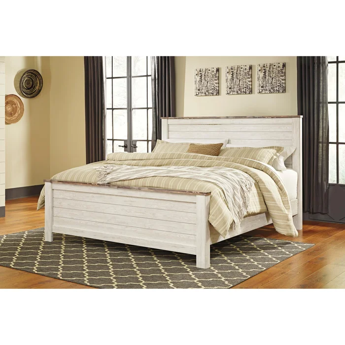 Diamond Modern Furniture Exclusive Design Willowton King Panel Bed B267-58/B267-56/B267-99