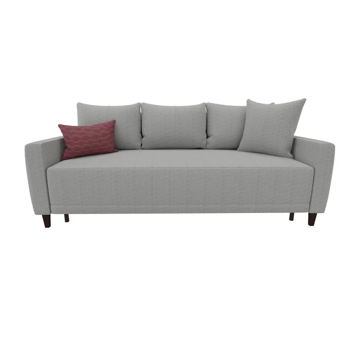 Diamond Modern Furniture Exclusive Smart Fabric Sofabed Smart 3-Seater Sofa Bed with Storage – Bolzoni Dark Gray