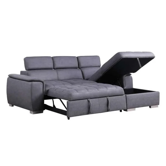 Diamond Modern Furniture HH Diego Fabric 2 pc Sectional Diego