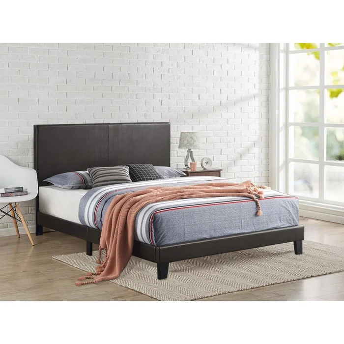 Diamond Modern Furniture HH Queen Upholstered Platform Bed 750PU Queen Upholstered Platform Bed