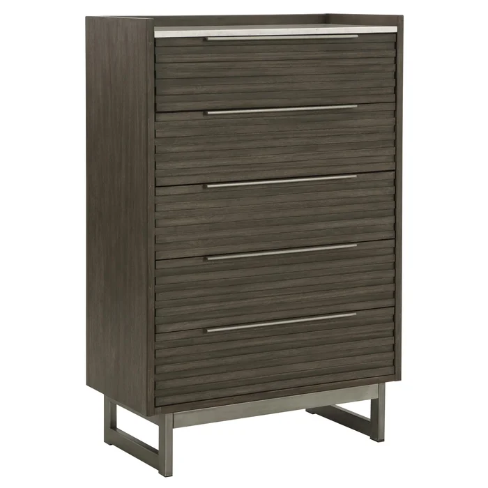 Diamond Modern Furniture Millennium Arkenton 5-Drawer Chest B786-46