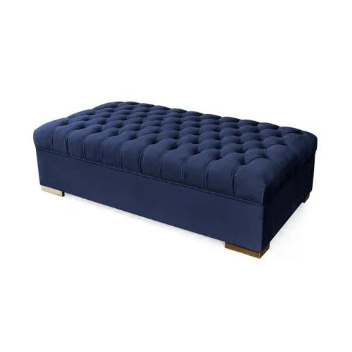 Diamond Modern Furniture NV Lauren Fabric Ottoman LAUREN OTT-NAVY