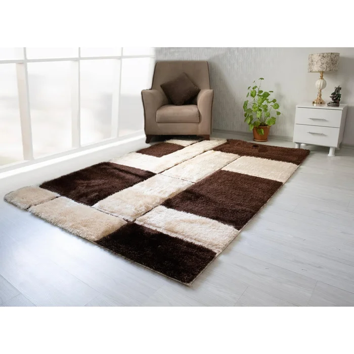 Diamond Modern Furniture NV Rugs Rectangle 3D161-BRN/BEI-57