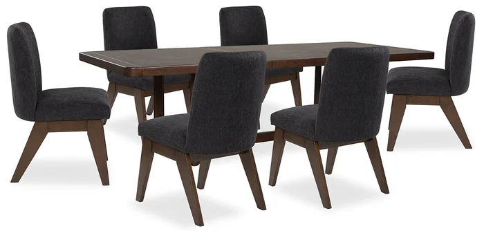 Dilenno Dining Table and 6 Chairs