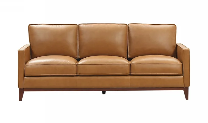 Divani Casa Naylor – Modern Brown Italian Leather Split Sofa