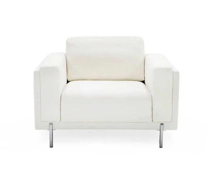 Divani Casa Schmidt – Modern Off White Fabric Chair
