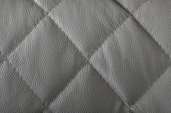 Divani Casa Wolford Modern Grey Leather Chair