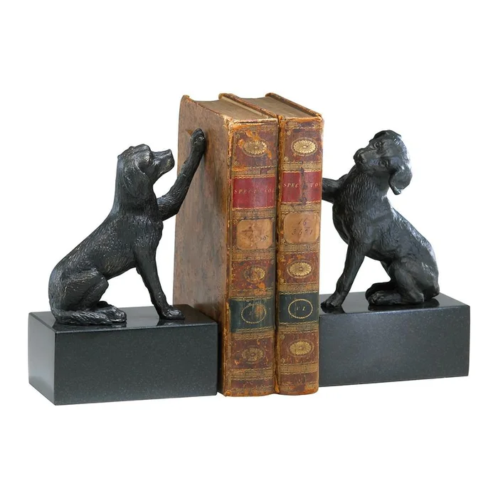 Dog Bookends – Black