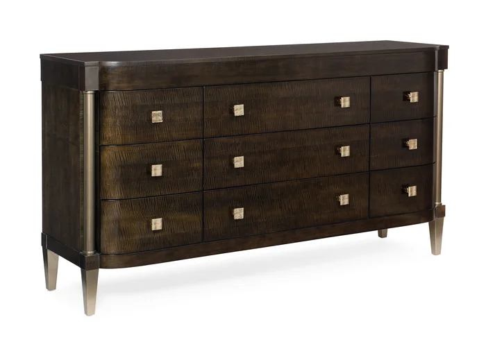 Dramatic Presence Dresser Dark Roast, Harvest Bronze