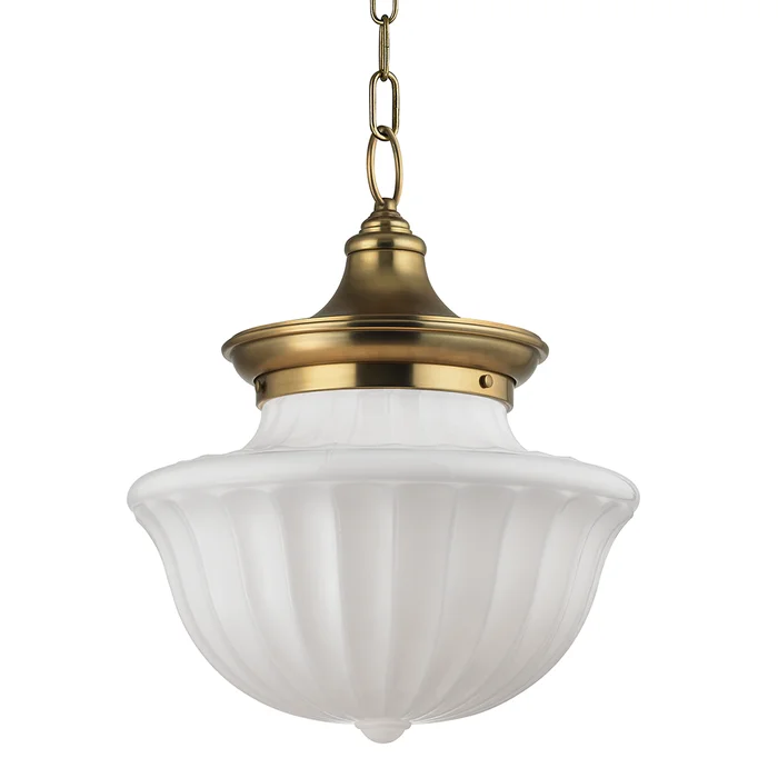 Dutchess 2 Light Large Pendant Aged Brass