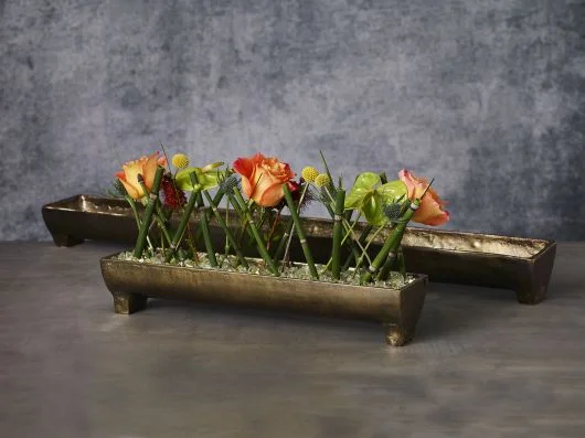 Edison Tray By Accent Decor – 2 Sizes – Black – Metal – 72730 – 72731