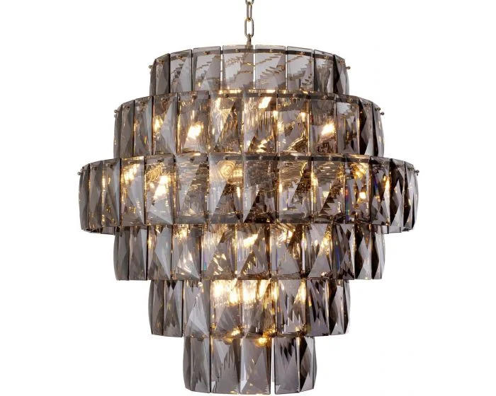 Eichholtz Amazone Chandelier Large – Smoke Glass UL
