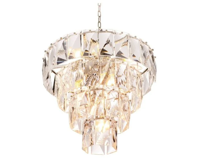 Eichholtz Amazone Small Nickel Finish E12 Chandelier