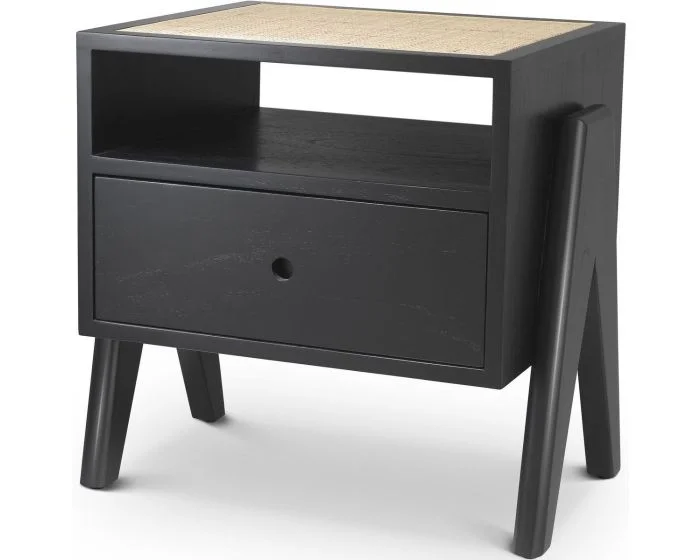 Eichholtz Bedside Table Latour in Classic Black