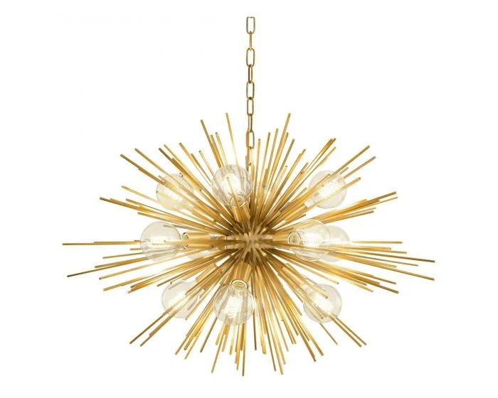 Eichholtz Boivin Matte Brass Finish E26 Chandelier