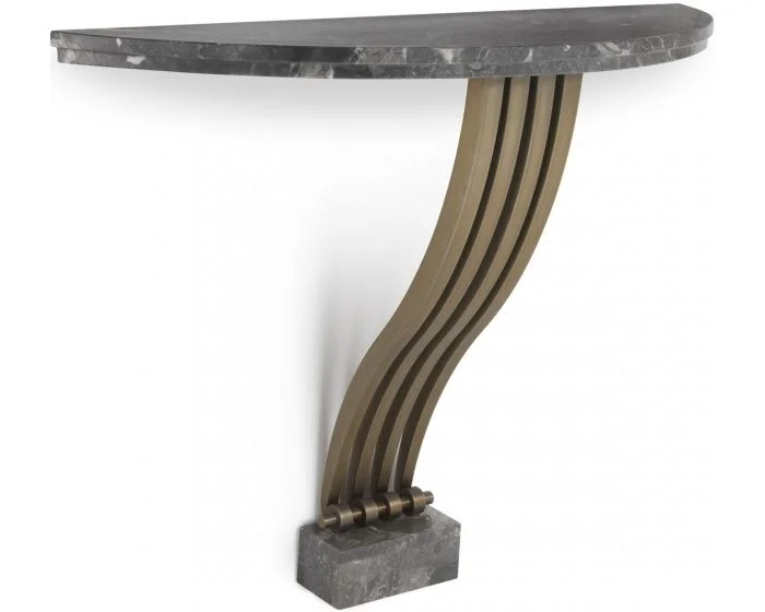 Eichholtz Console Table Renaissance in Brushed Brass