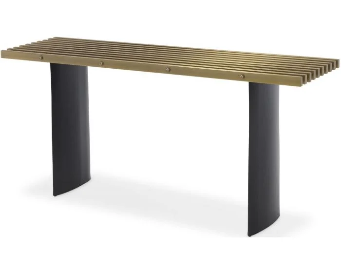 Eichholtz Console Table Vauclair in Brushed Brass