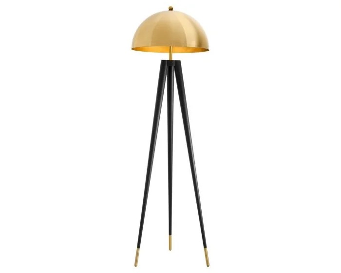 Eichholtz Coyote Gold Finish Shade E26 Floor Lamp