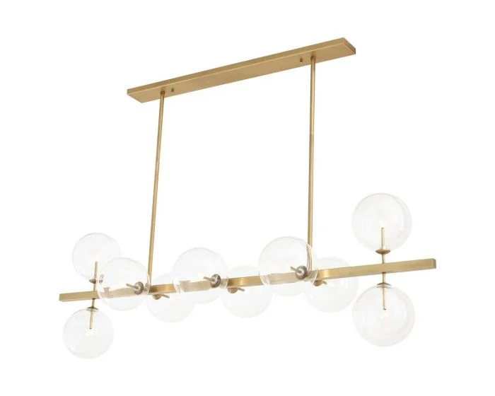 Eichholtz Largo Antique Brass Finish G4 Chandelier