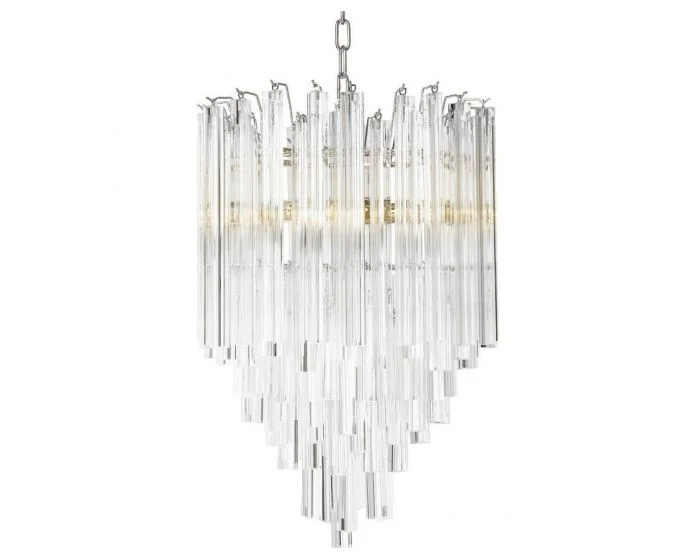 Eichholtz Salerno Clear Glass E12 Chandelier